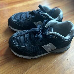 Toddler Navy Blue New Balance 990 V3